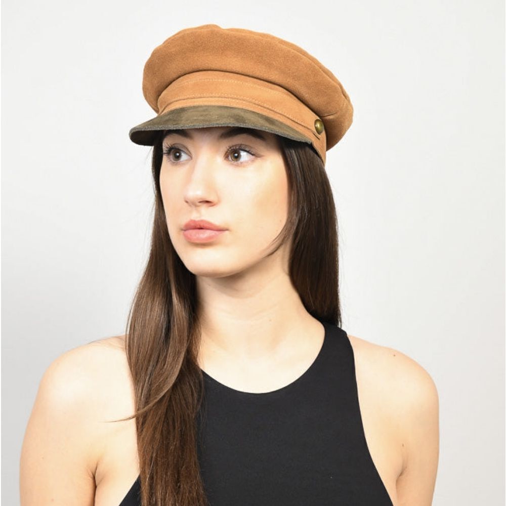 Lack of Color Lola Suede Leather Cap Colaboration Free People - Picture 6 of 16